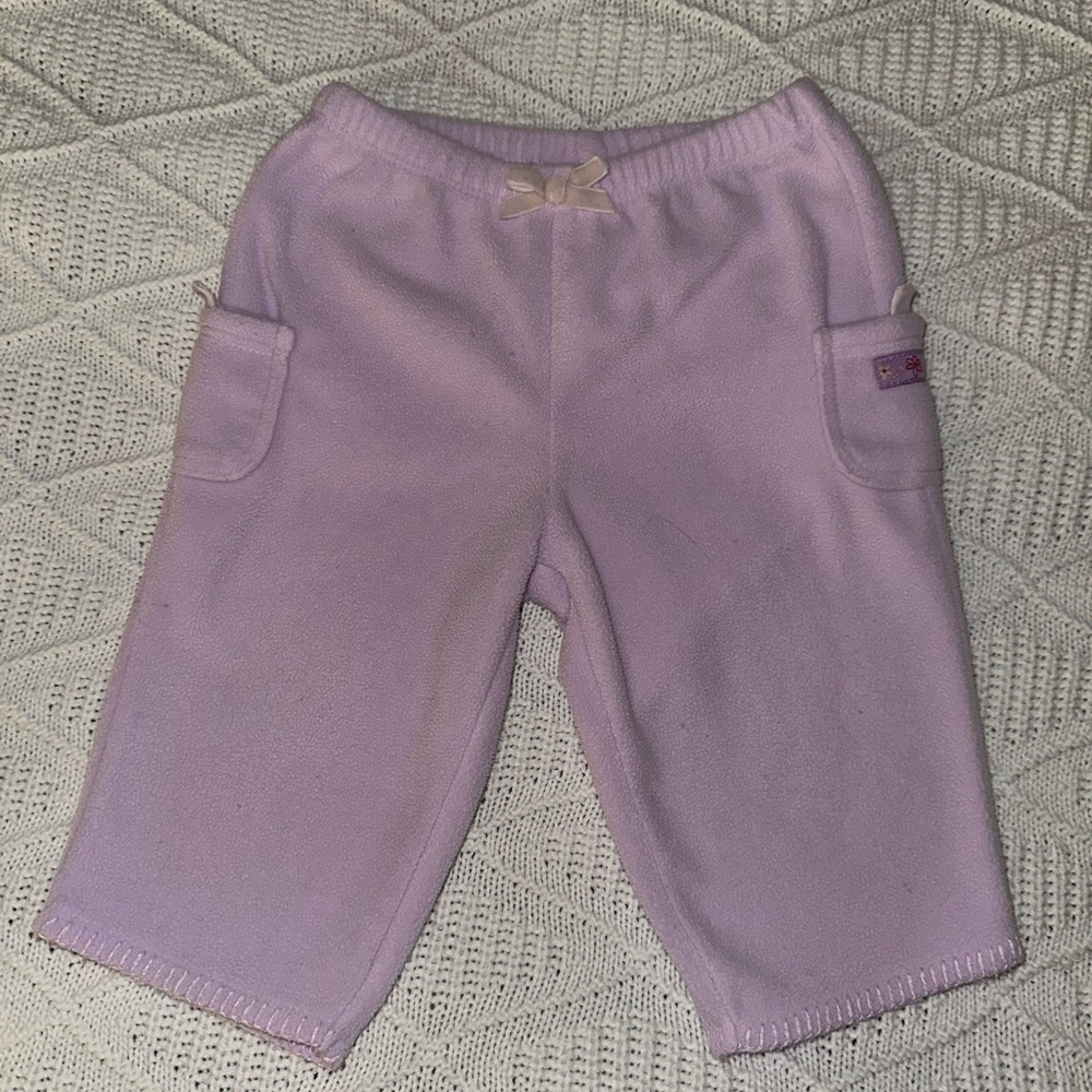 Lavender Kids Fleece Pants